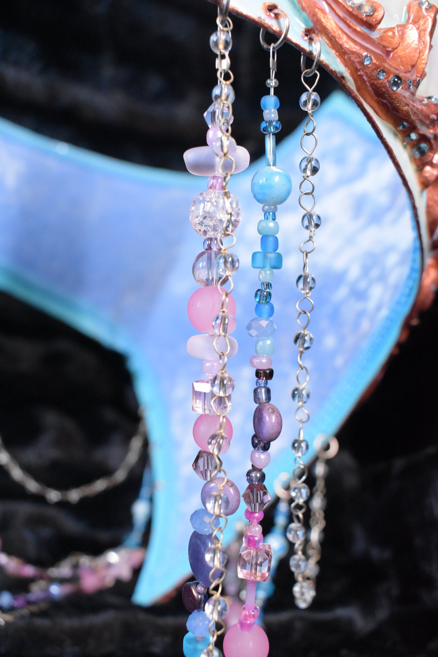 Ethereal angel resin corset