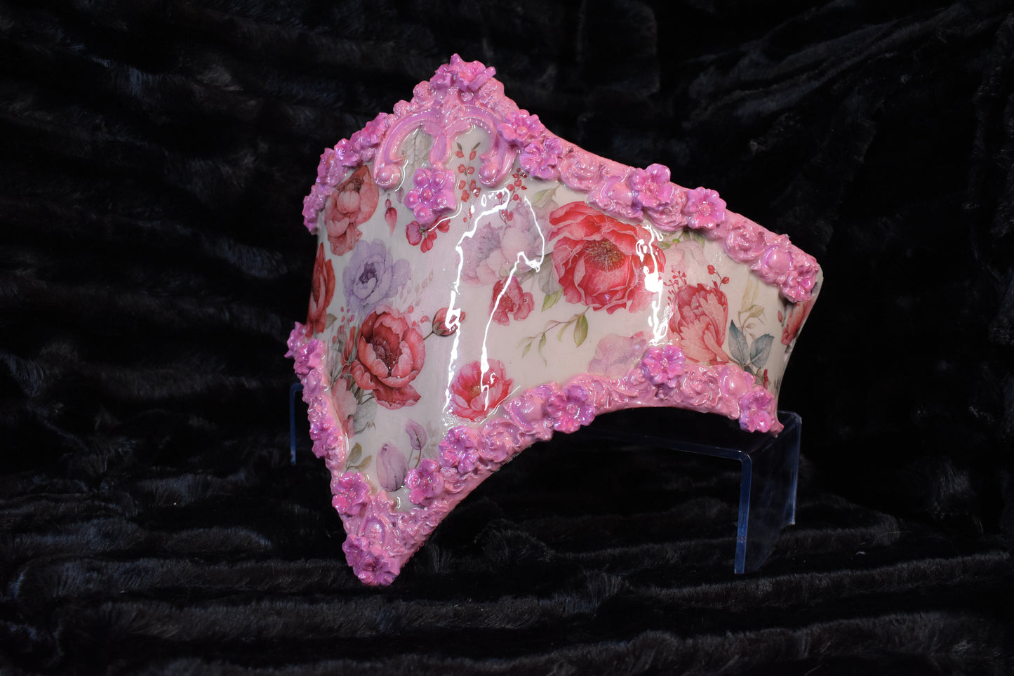Flower blossom corset