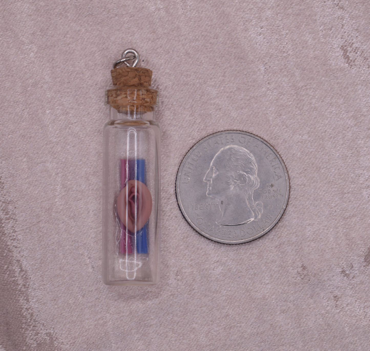 Bisexual vagina pendant