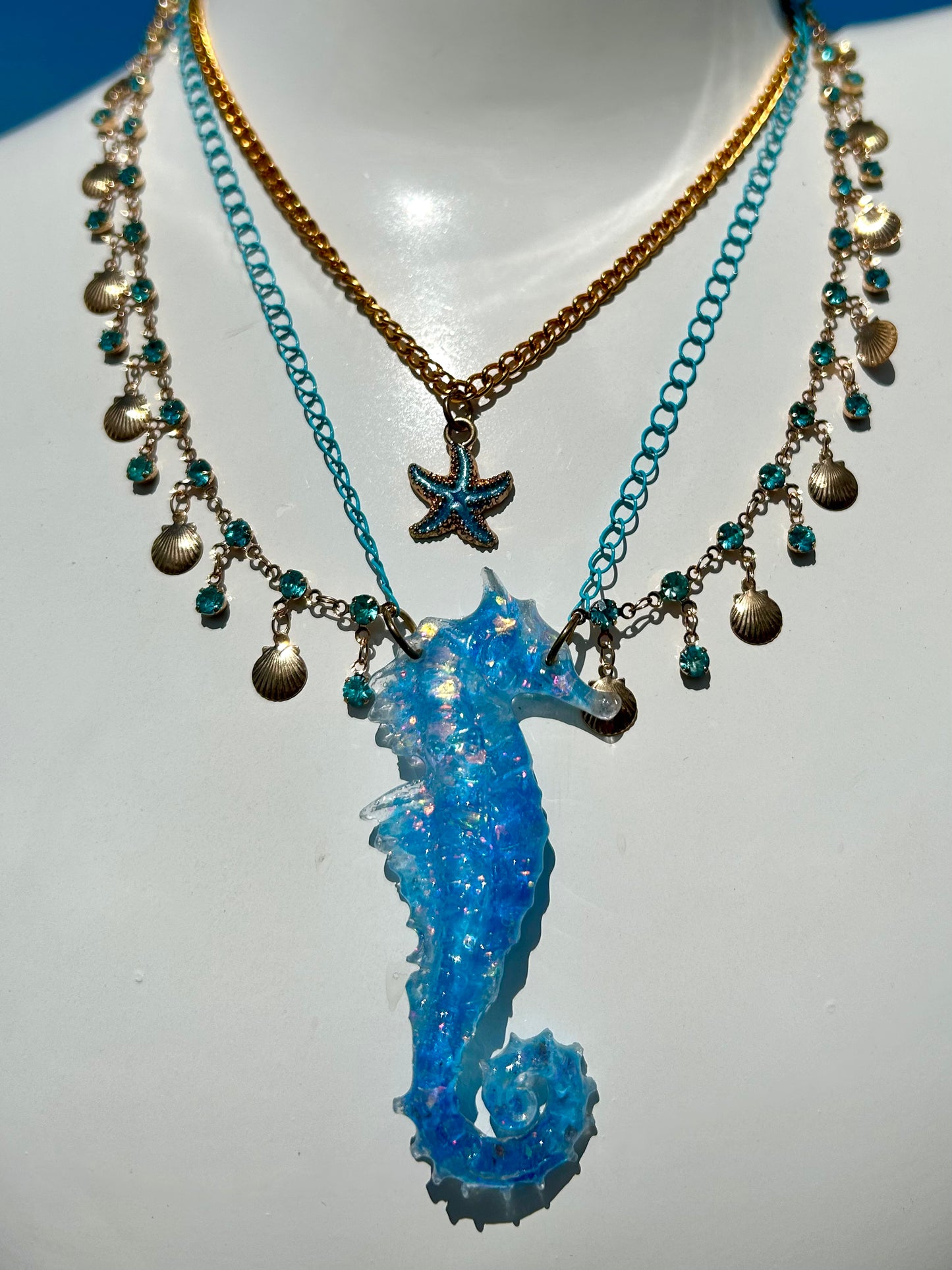 Sea horse necklace