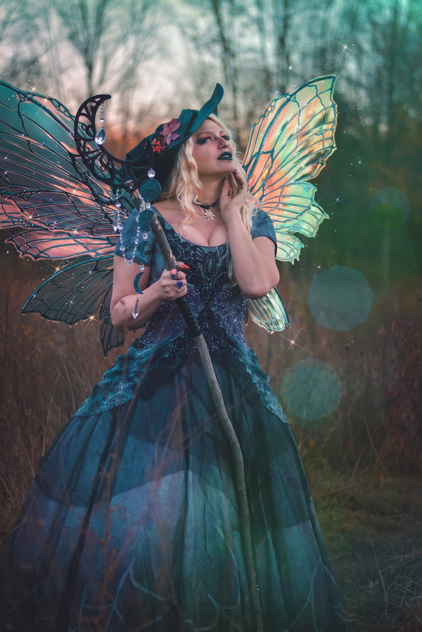 Gothic wedding gown