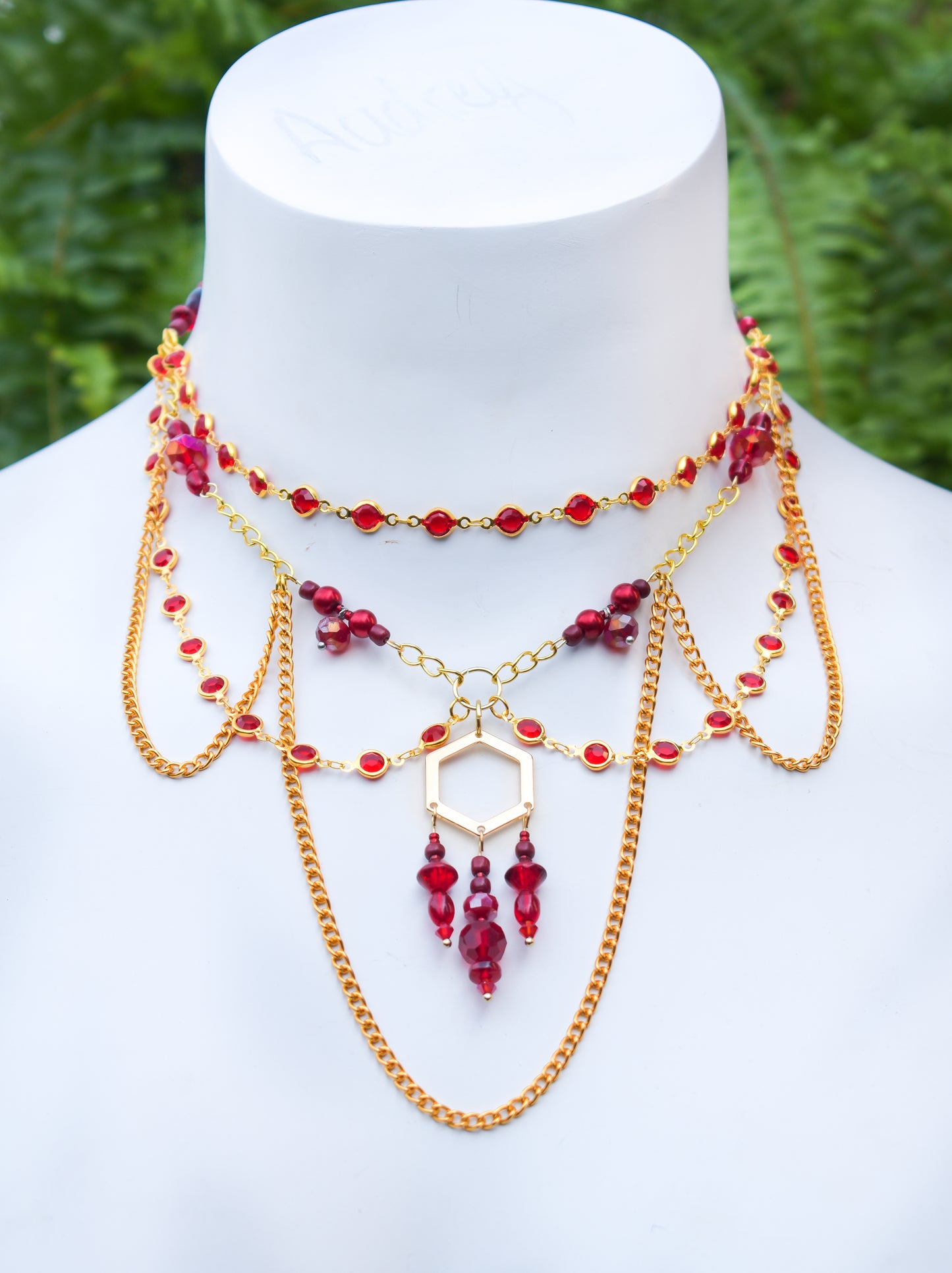Dragon fire necklace