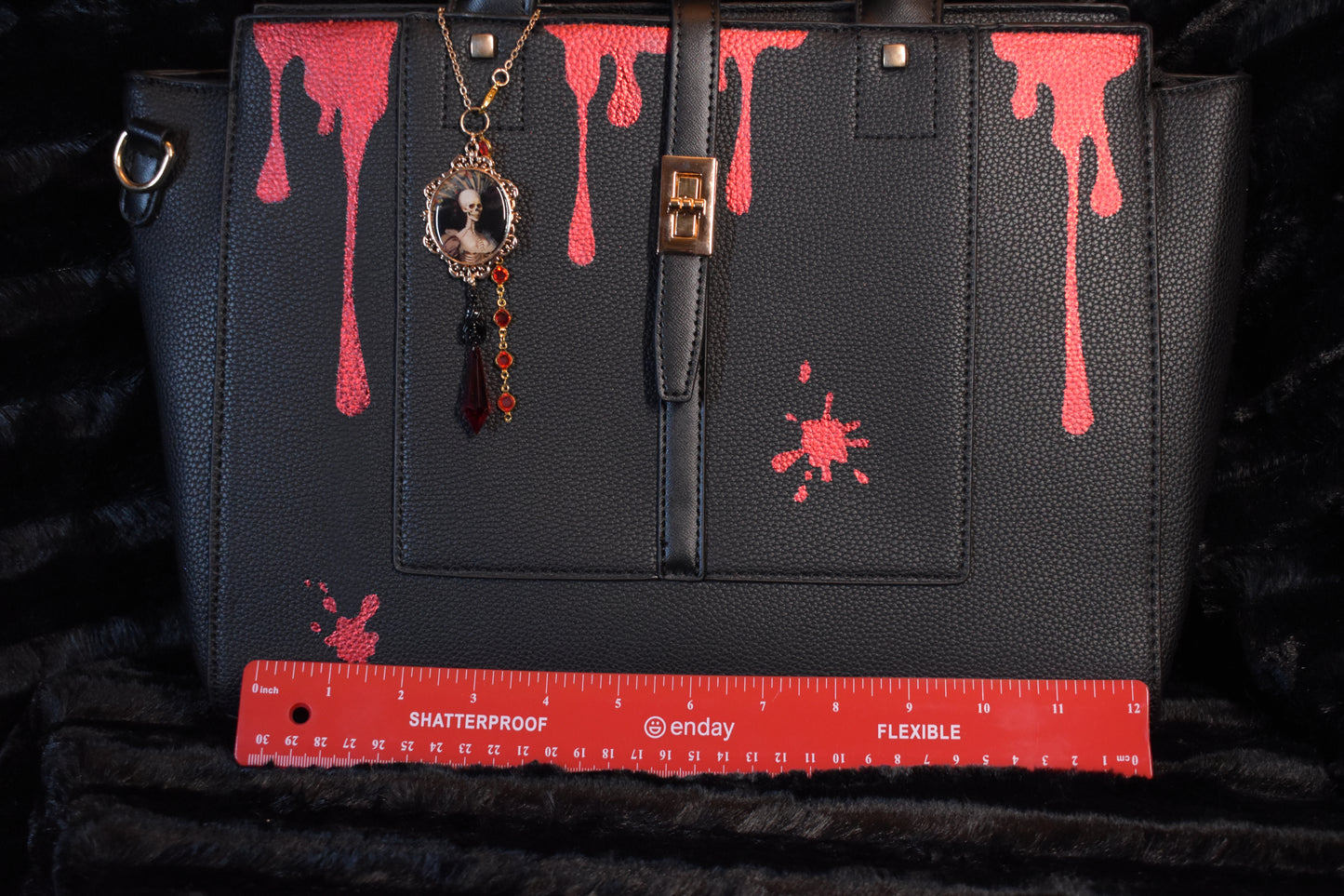 Blood drip purse