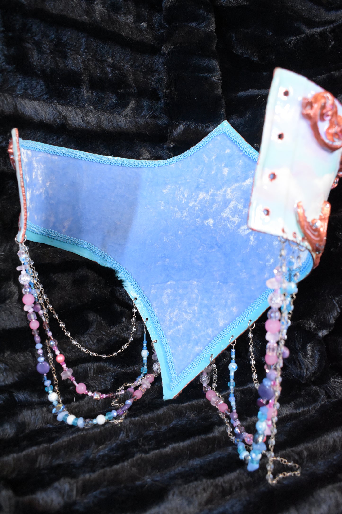 Ethereal angel resin corset