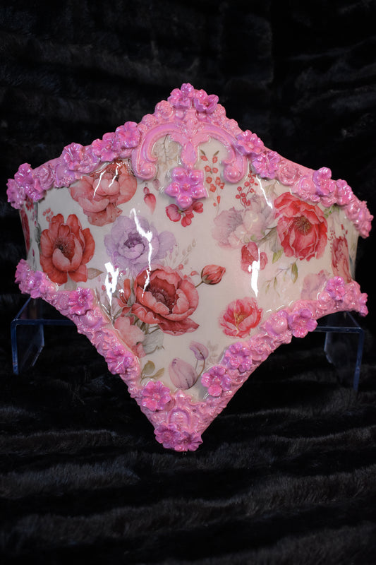 Flower blossom corset