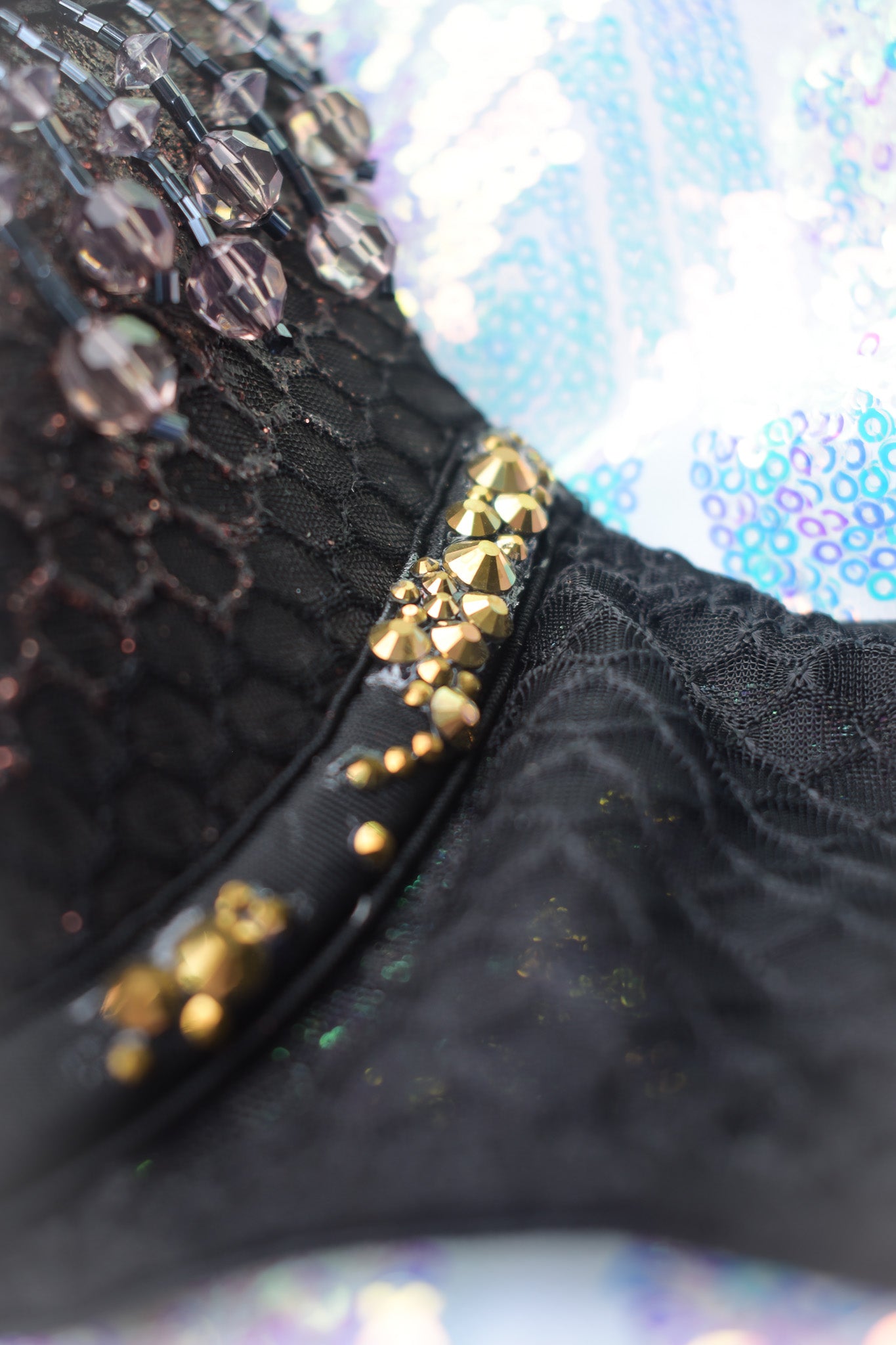 Golden siren mermaid bra