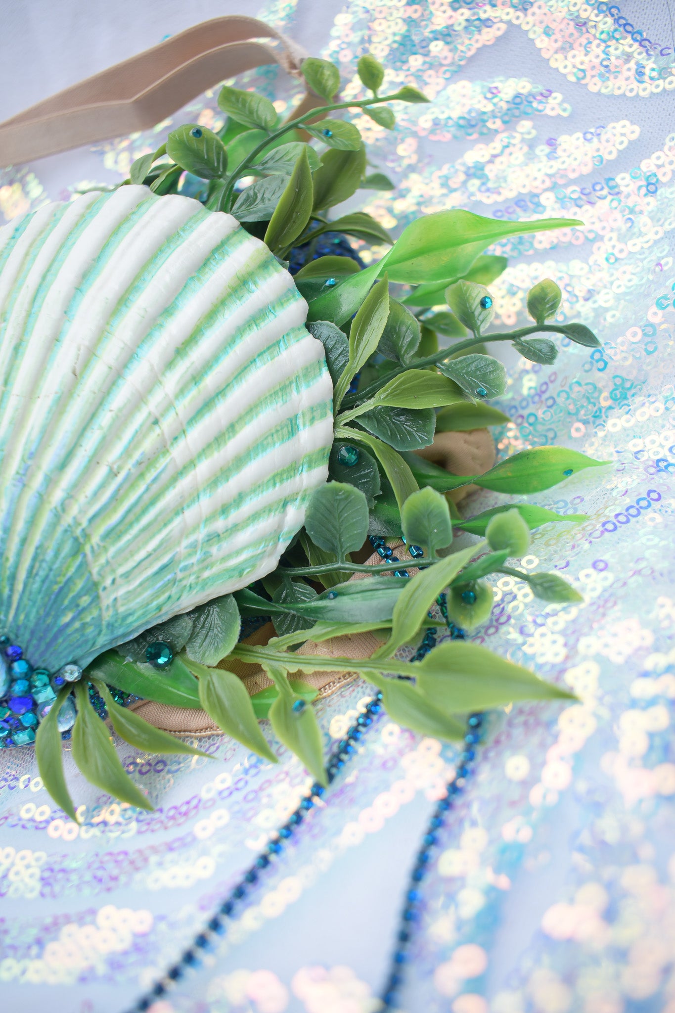 Ocean goddess mermaid bra
