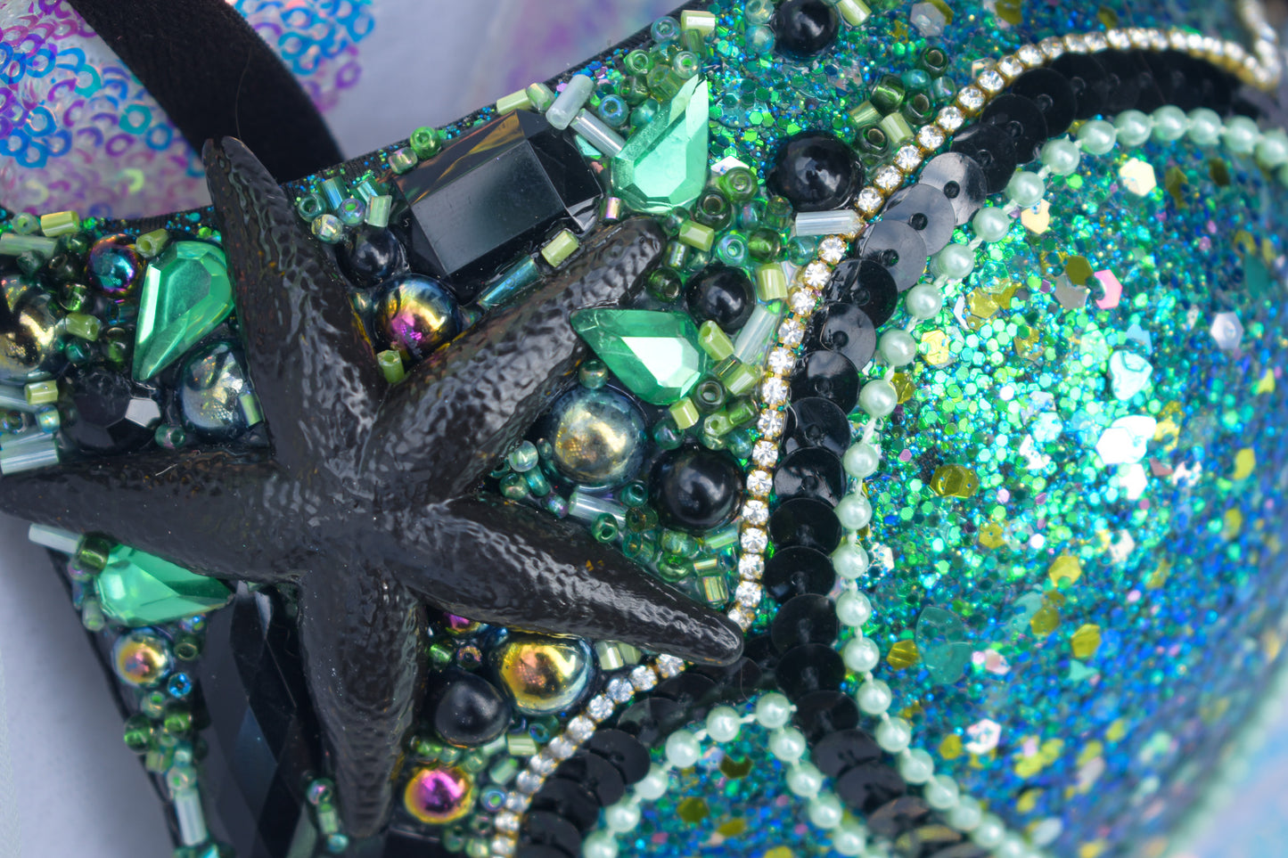 Aqua reflections mermaid bra