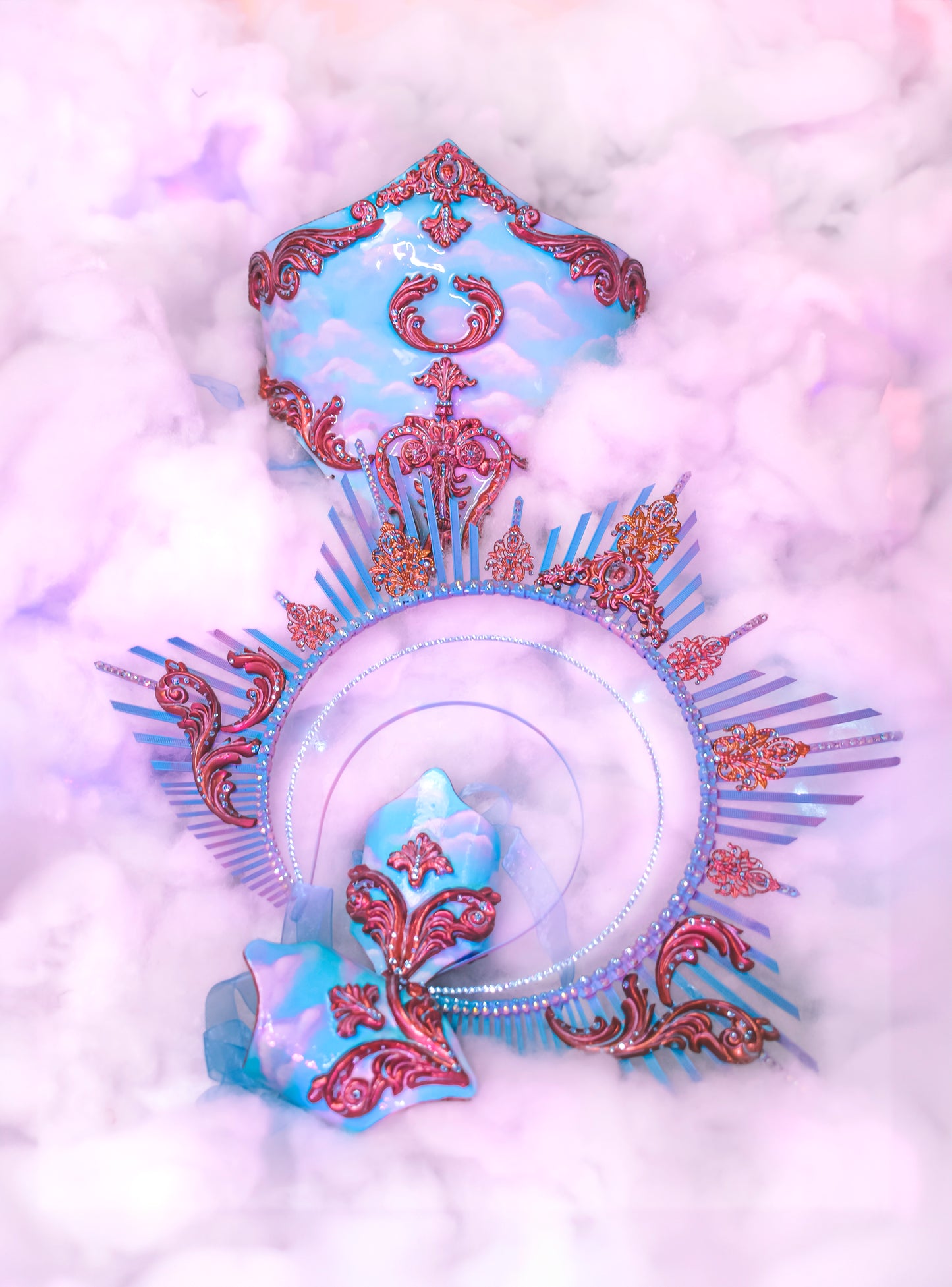 Ethereal angel wrist cuffs
