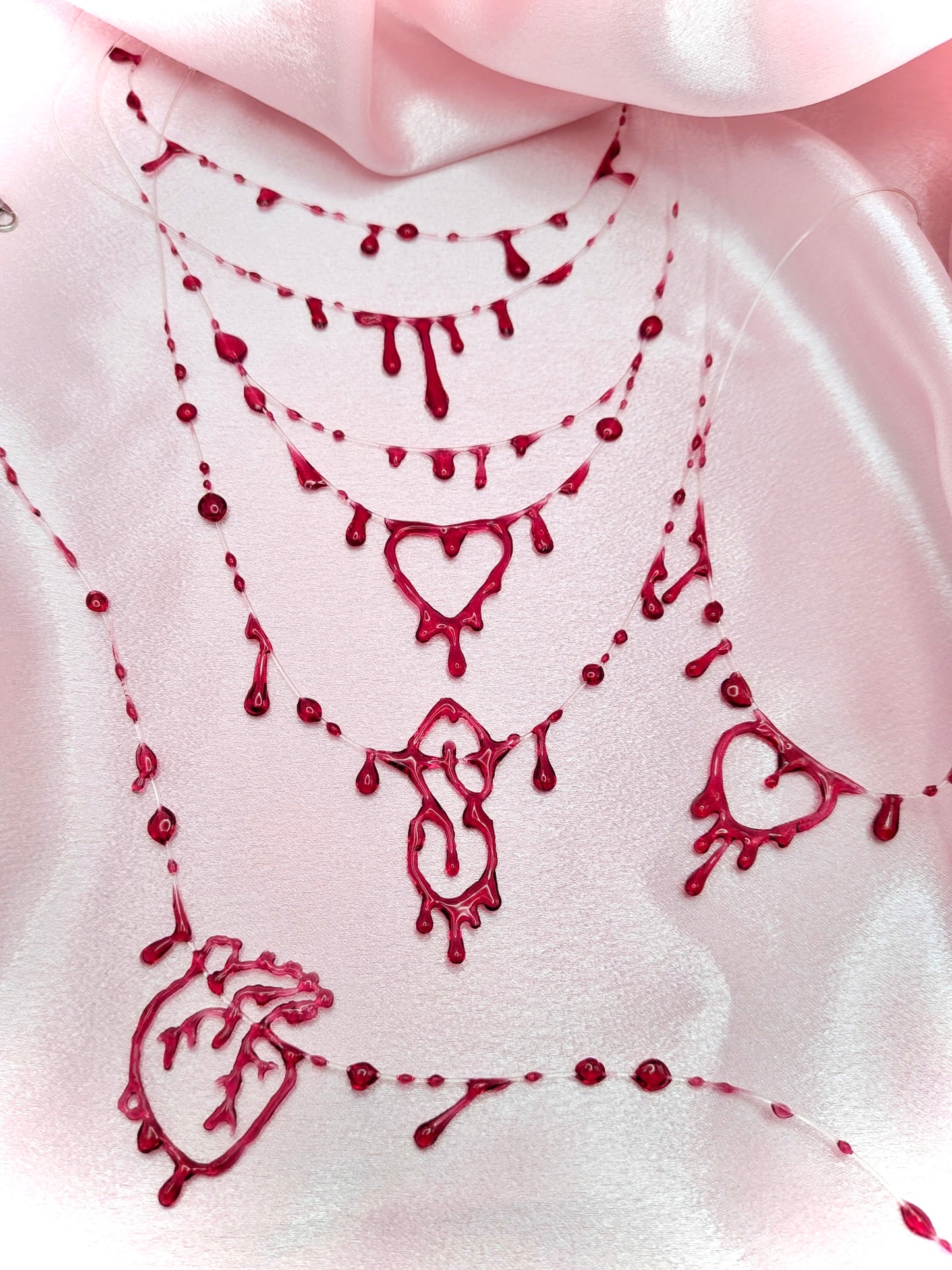 Blood Drip Necklaces