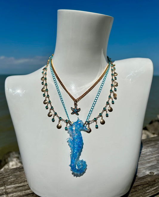 Sea horse necklace