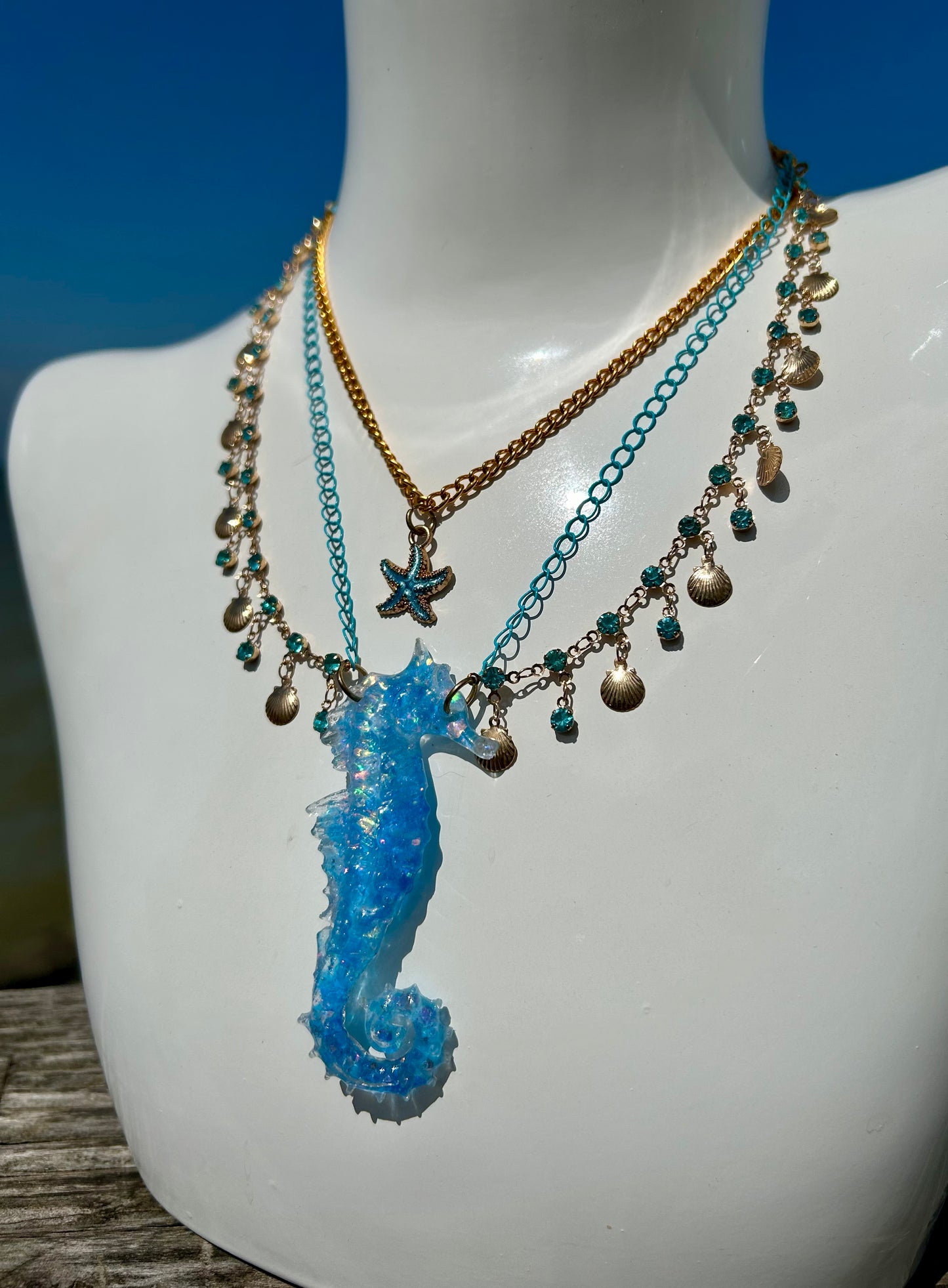 Sea horse necklace