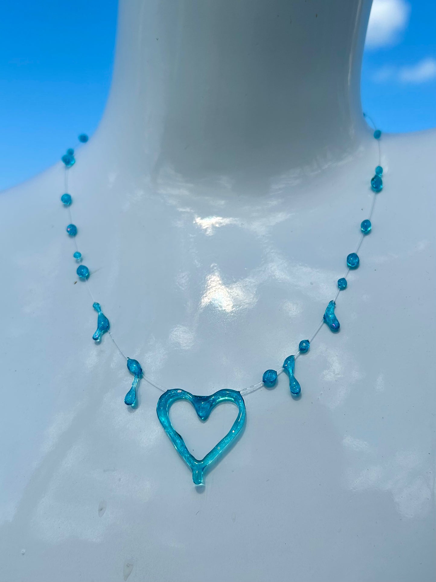 water drop necklaces