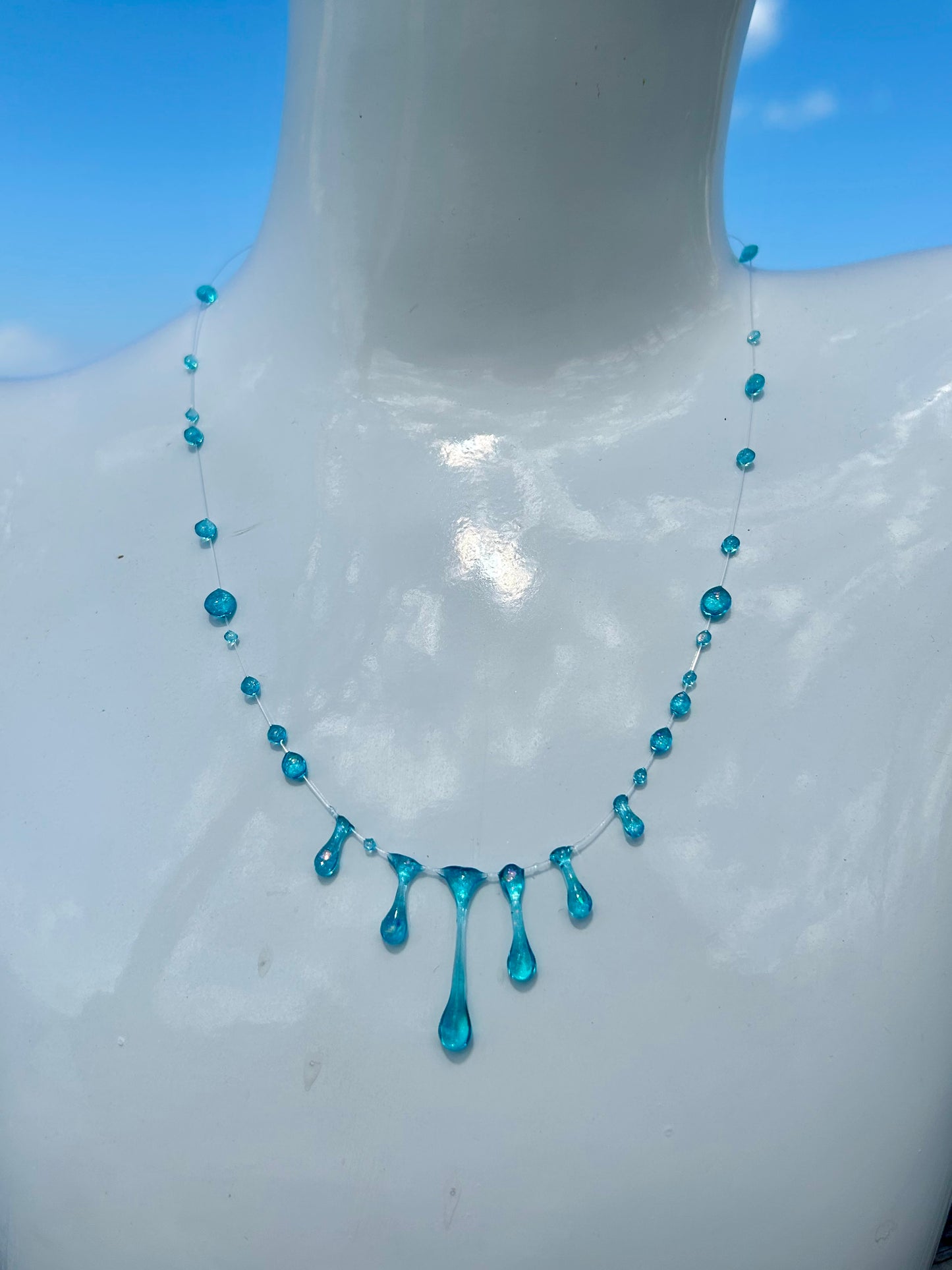 water drop necklaces