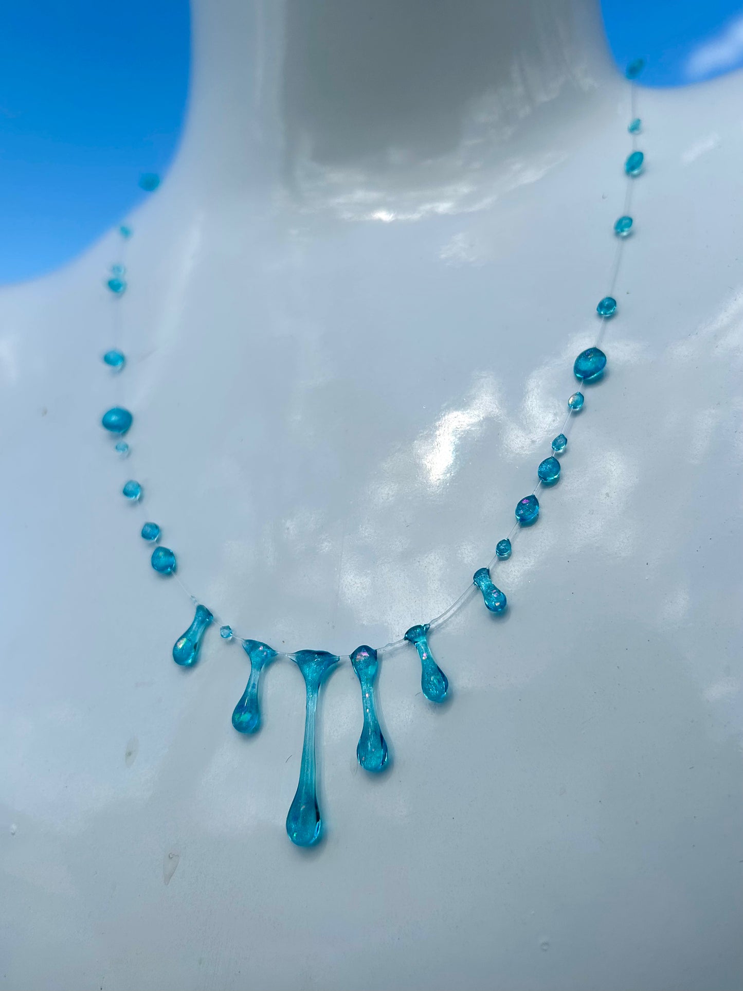 water drop necklaces