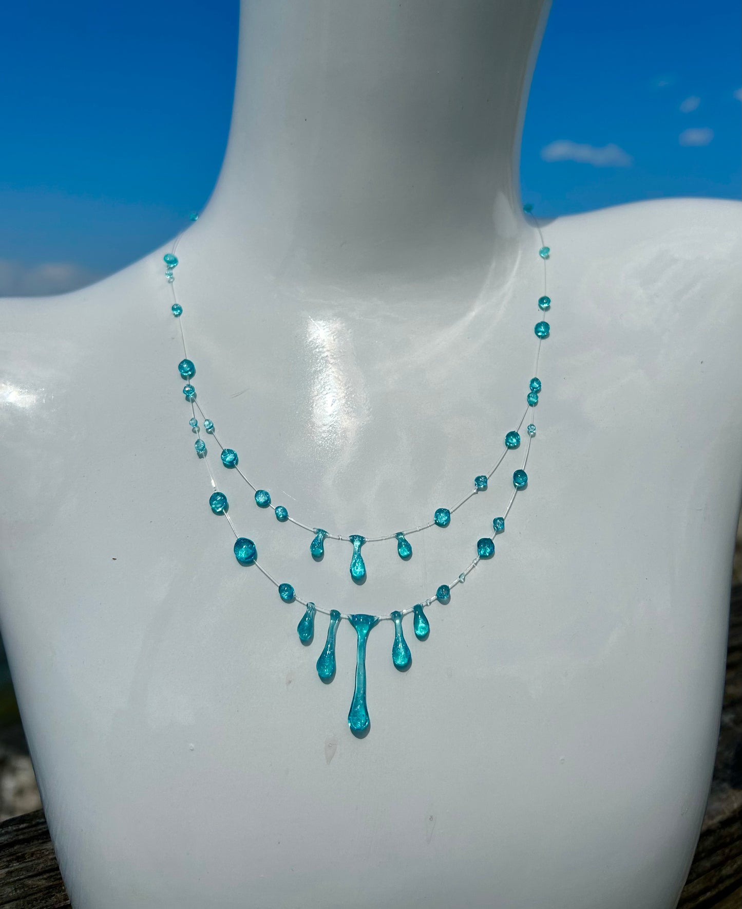 water drop necklaces