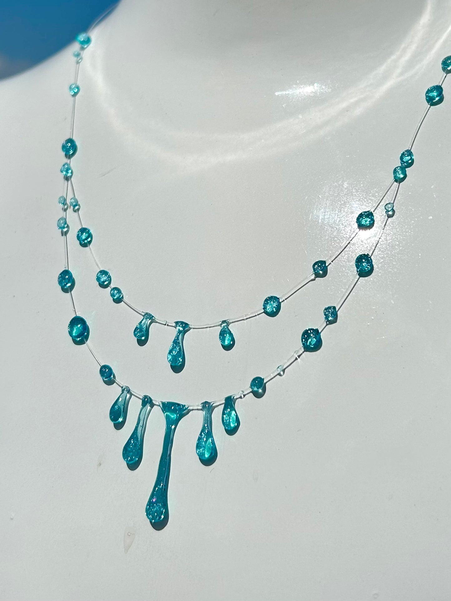 water drop necklaces