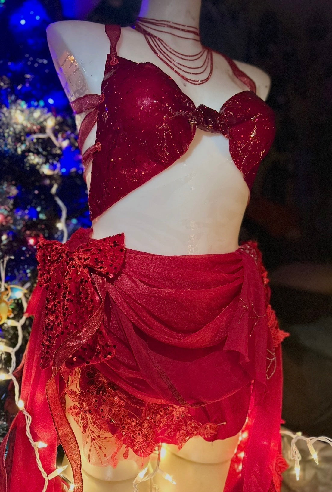 Red Bow Corset