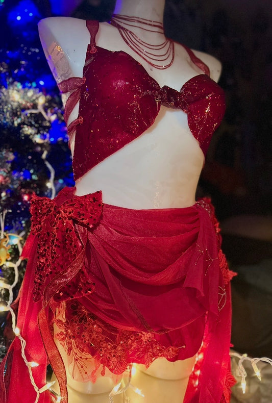 Red Bow Corset