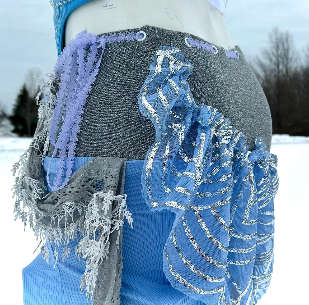 Plus size Ocean goddess skirt