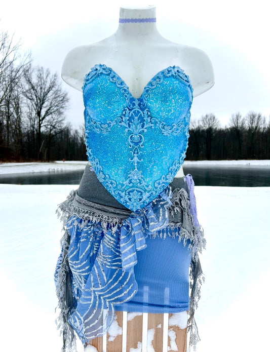 Plus size Ocean goddess skirt