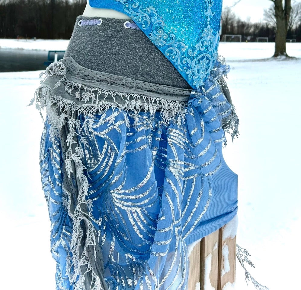 Plus size Ocean goddess skirt