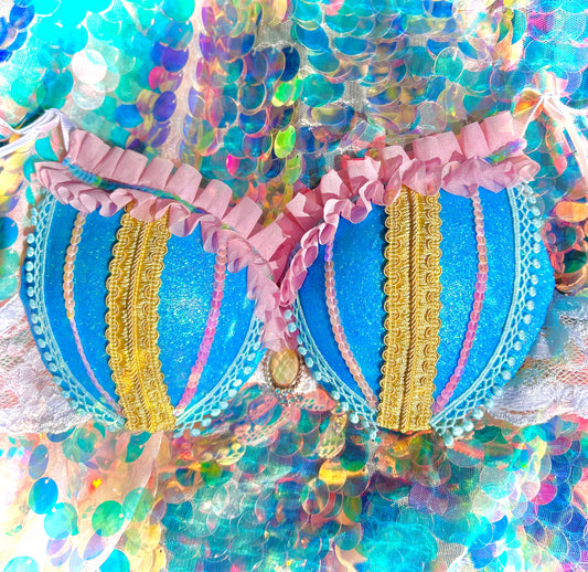 Ruffle rave bra