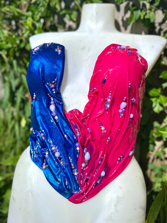 Hot and cold resin corset