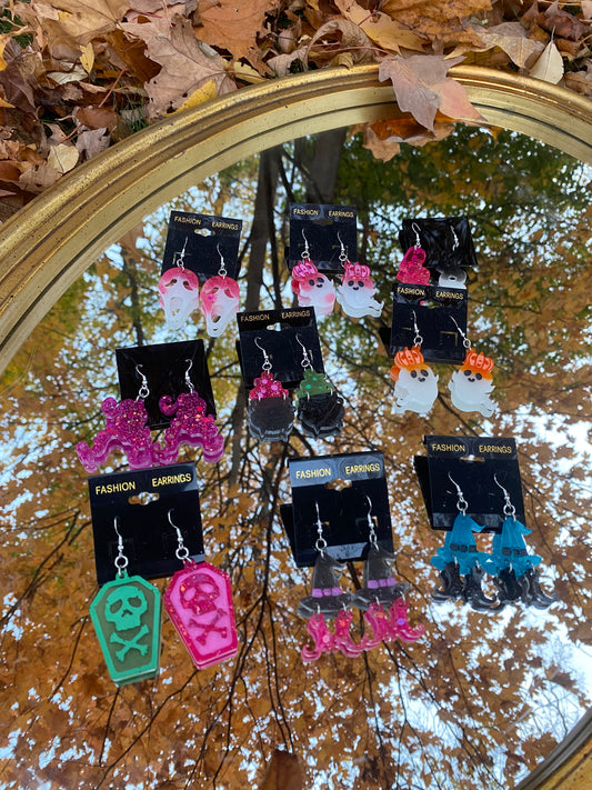 MYSTERY spooky earrings!