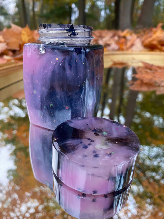 Mini pink stash jar