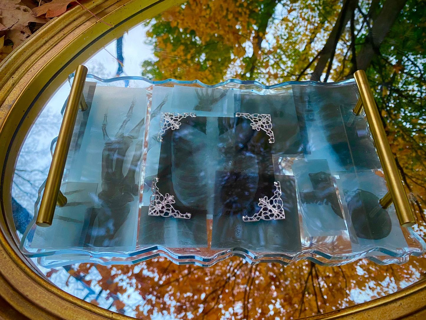 X-ray serving tray