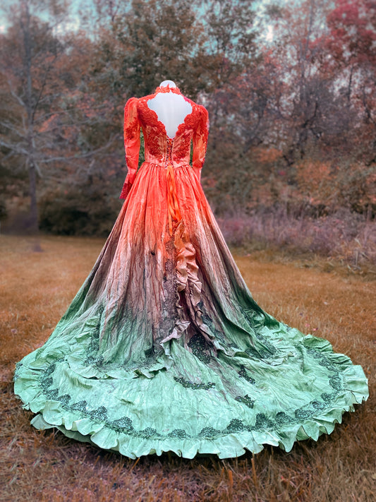 Autumn fairy gown