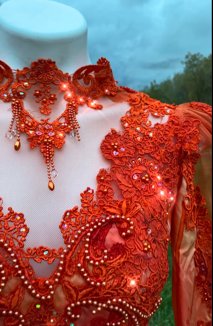 Autumn fairy gown
