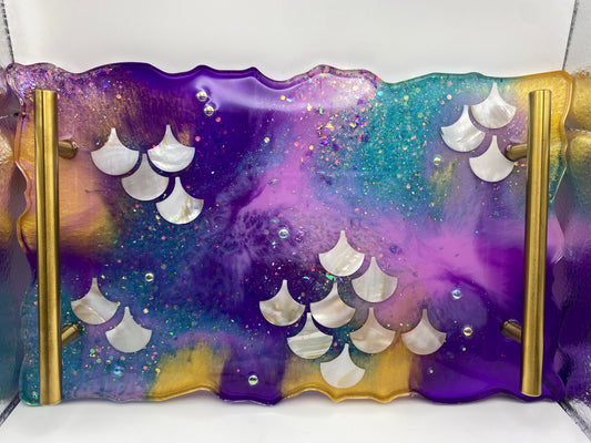 Mermaid serving tray
