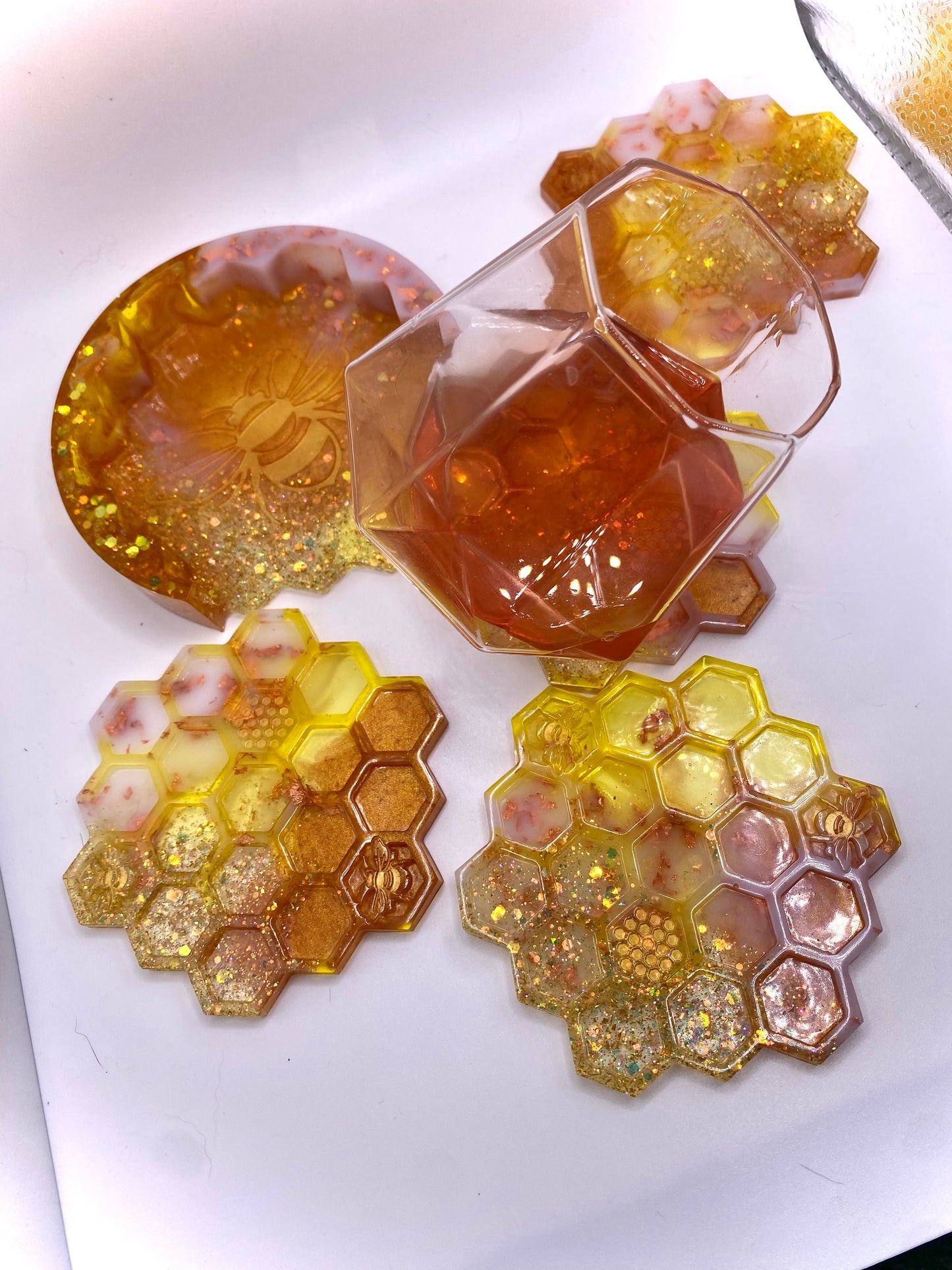 Bee coasters