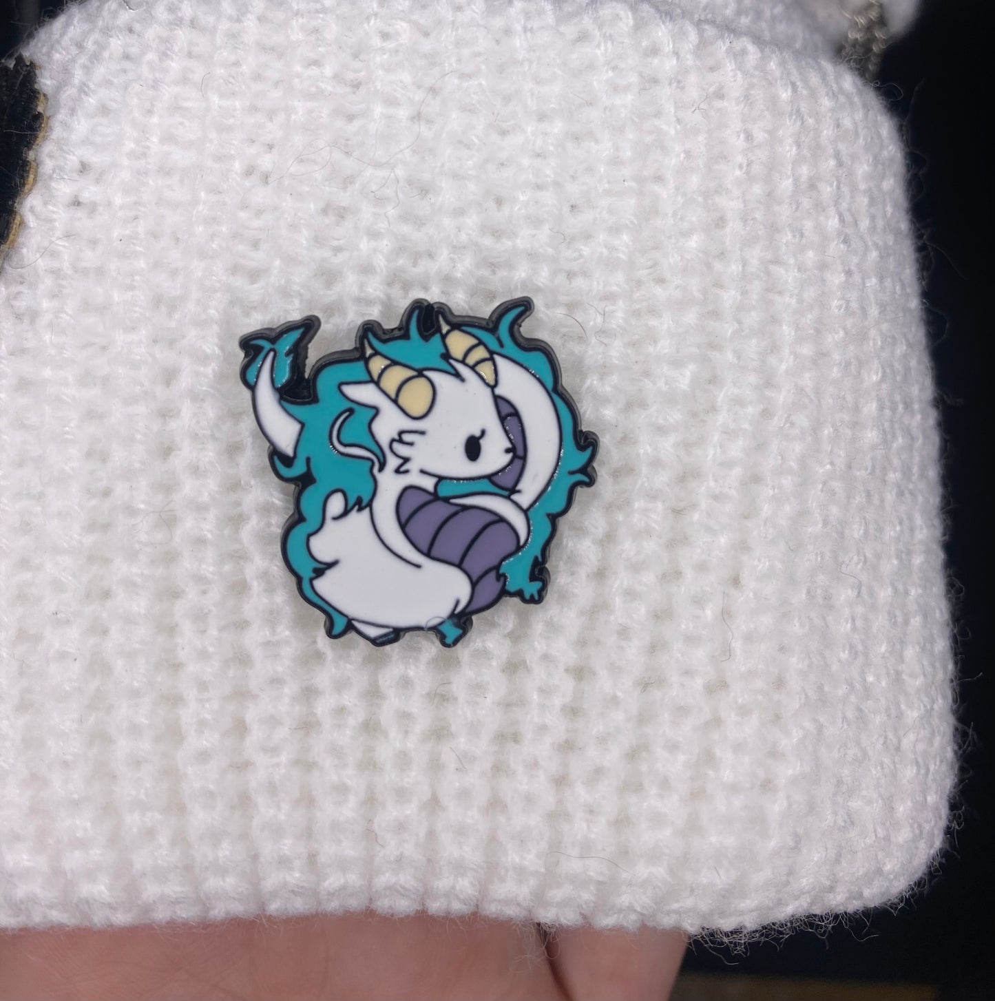 Soot sprite horned beanie