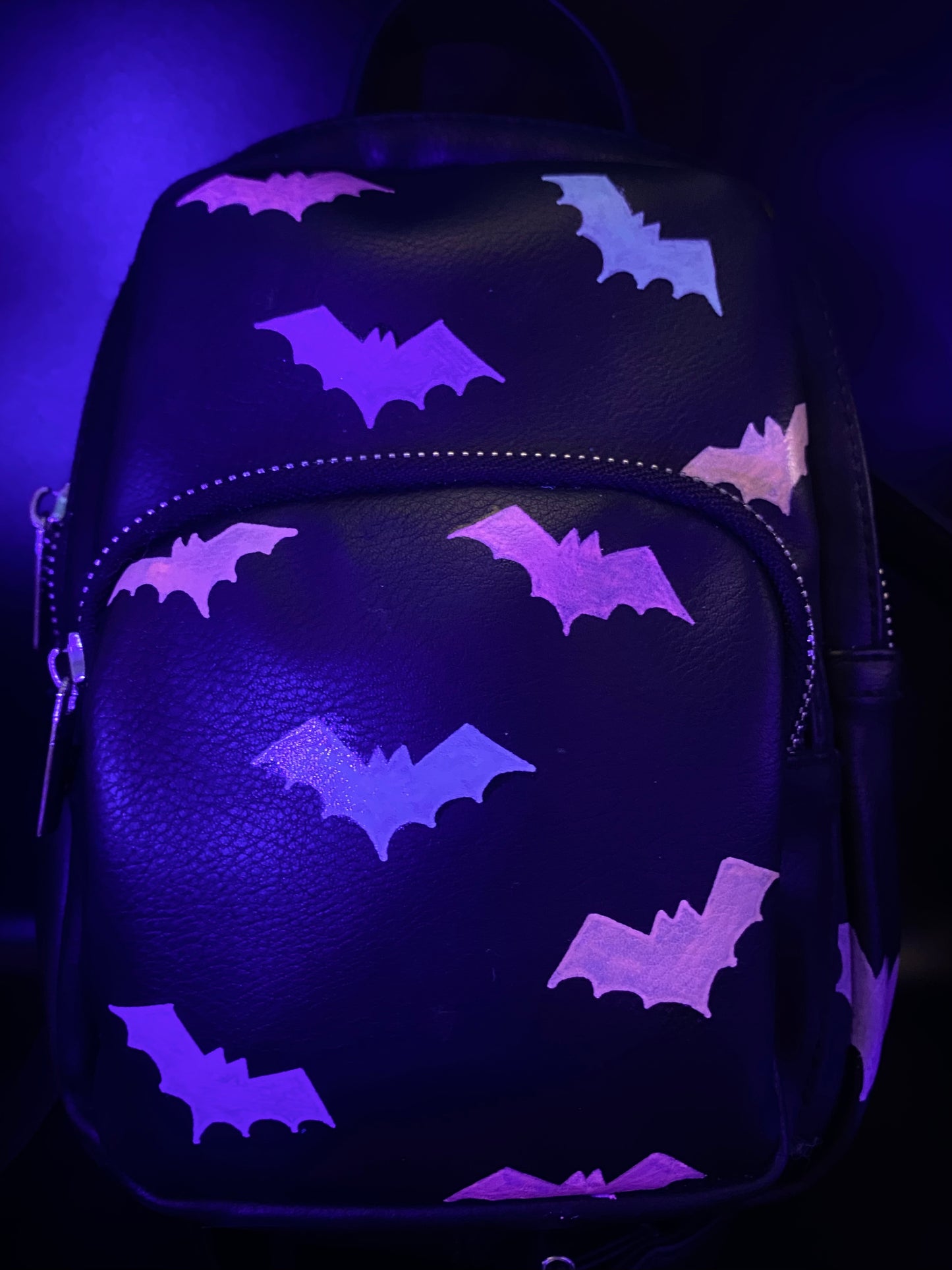 Pastel bats mini backpack
