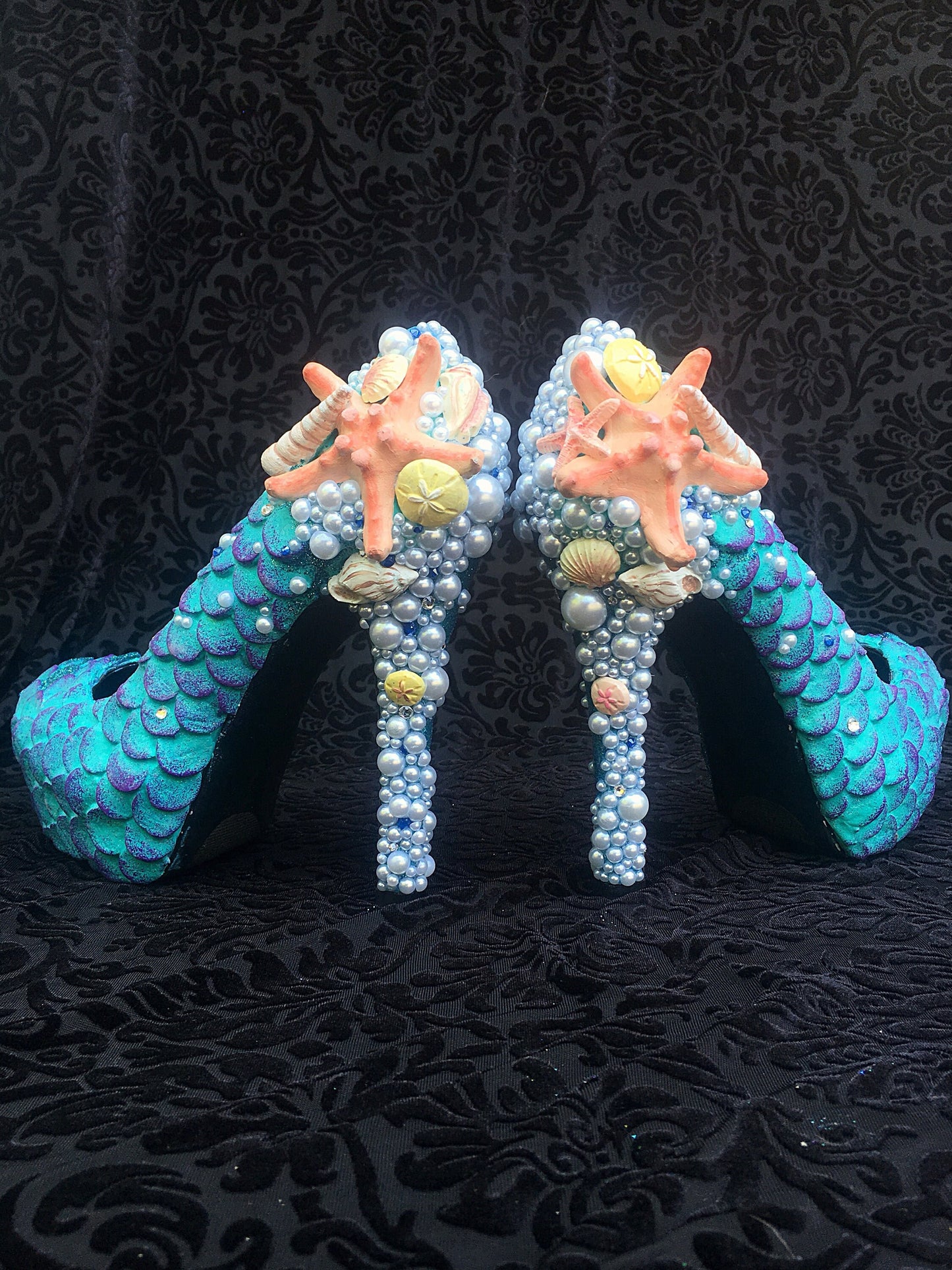 Under the sea mermaid heels