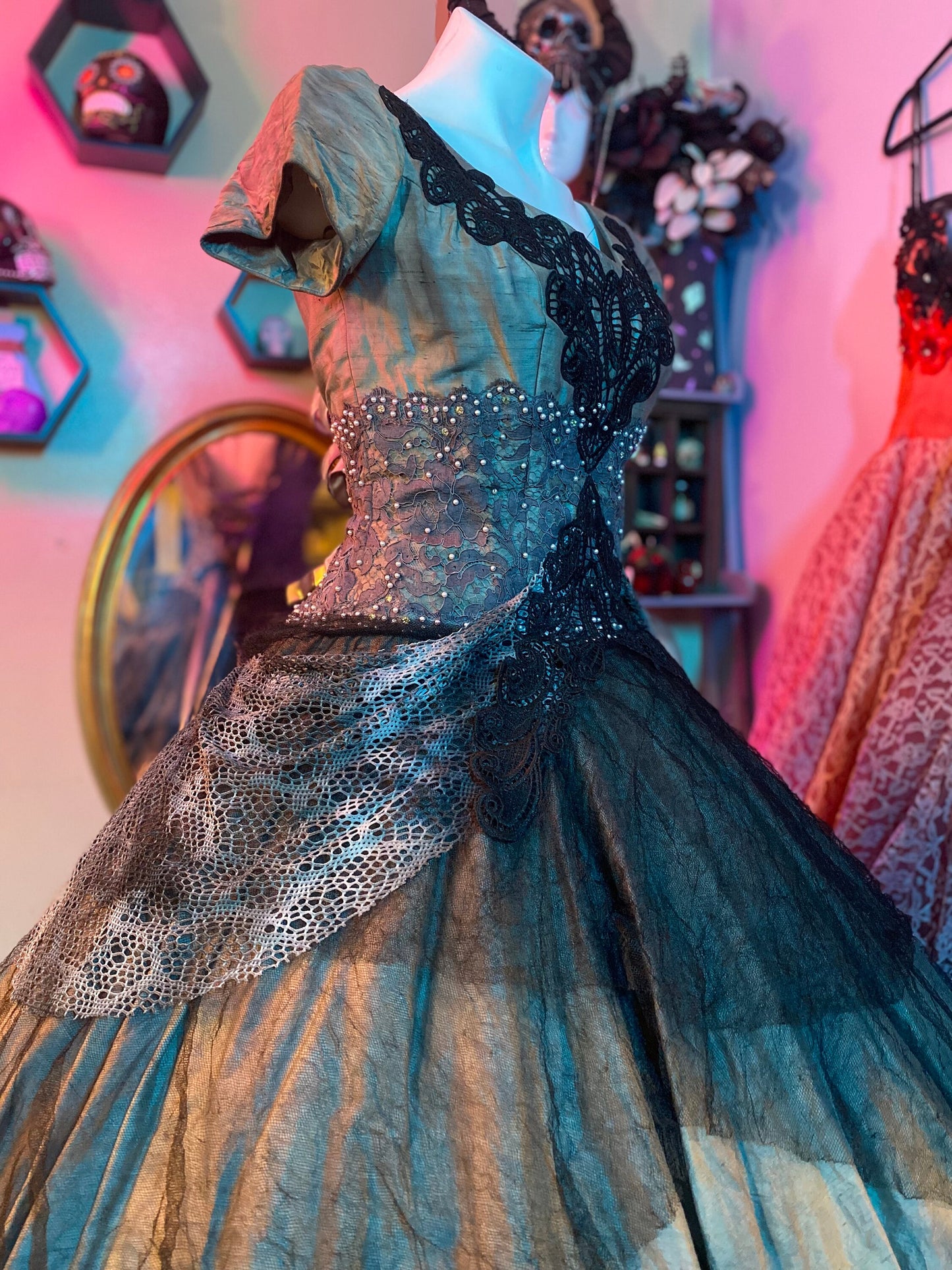 Gothic wedding gown