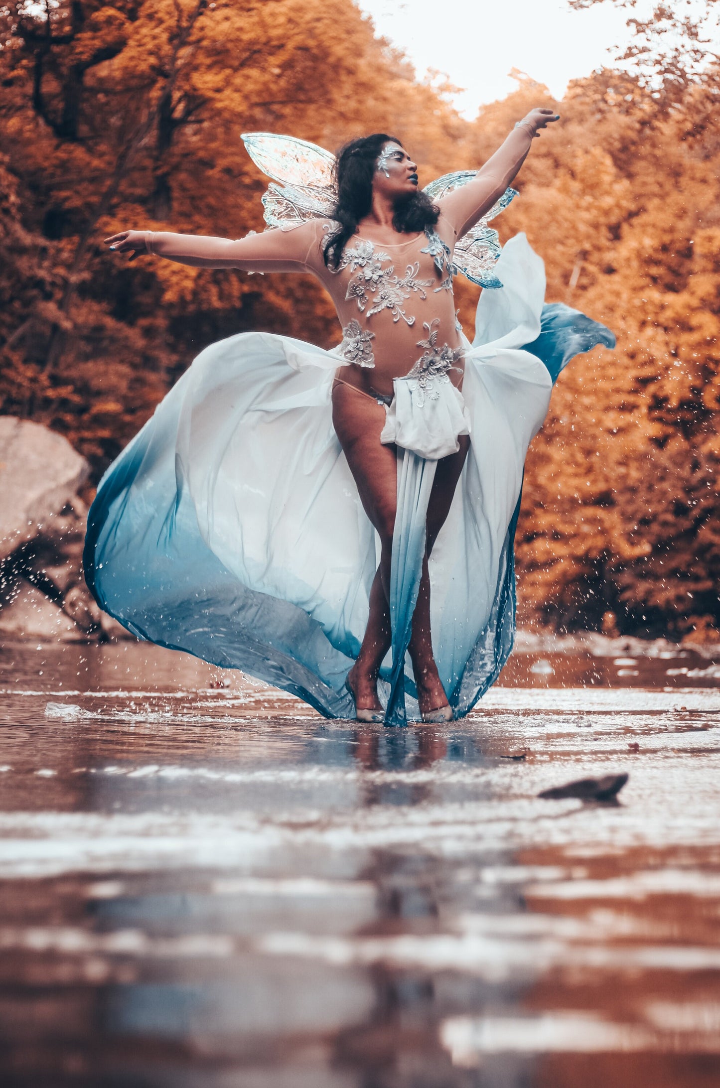 Blue fairy gown