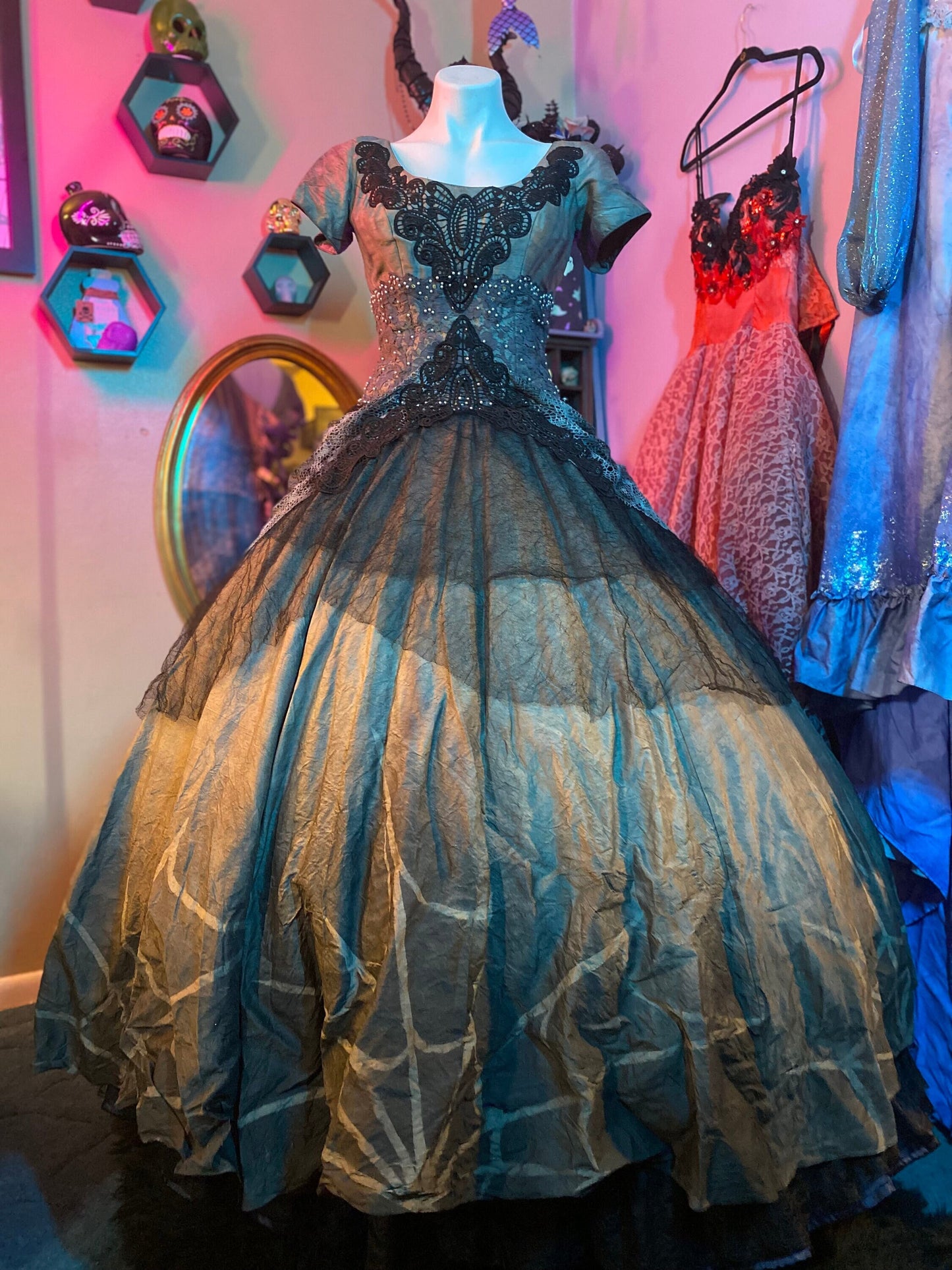 Gothic wedding gown