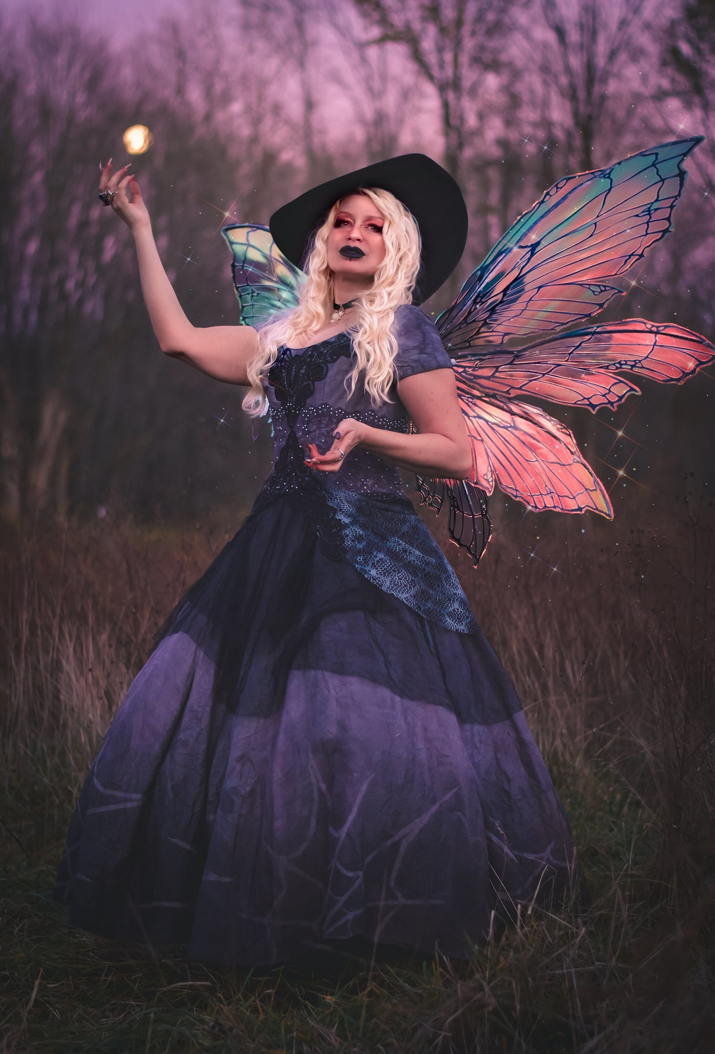 Gothic wedding gown